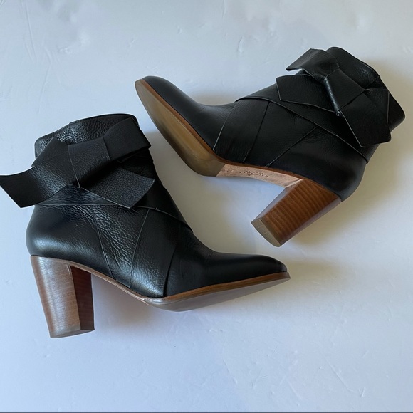 kate Spade New York Tracee Leather Bow Bootie - Picture 6 of 11